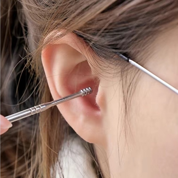 6 Piece Ear Cleaning Kit Stainless Steel in Carrying Case - Picture 4 of 7